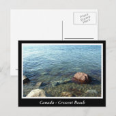 BC, Canada, halvemaanstrand Briefkaart (Voorkant / Achterkant)