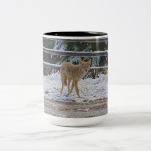BC Coyote Wildlife Natuur Koffie Mok
