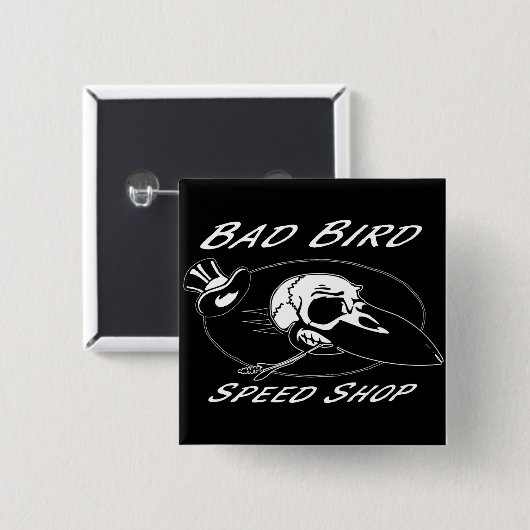 BC&F Bad Bird Button (Voorkant /achterkant)
