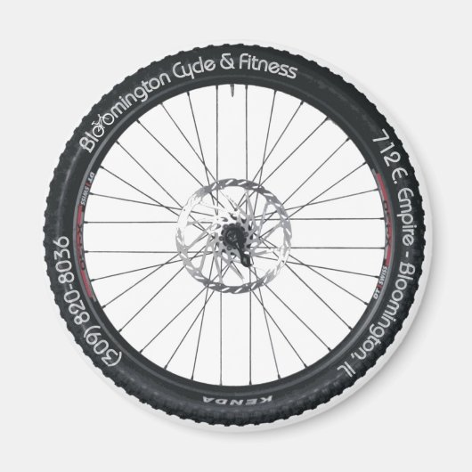 BC&F Wielmagneet Magneet (Voorkant)