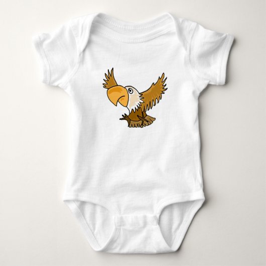 BC - Funny Eagle Baby Outfit Romper (Voorkant)