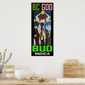 BC GOD BUD INDICA POSTER (Keuken)
