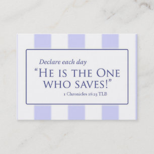 BC GreatisFthfulness, BC DeclareeachDay, naam, ... Visitekaartje