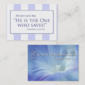 BC GreatisFthfulness, BC DeclareeachDay, naam, ... Visitekaartje (Voorkant / Achterkant)