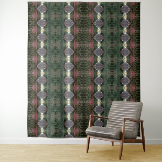 BC Herfst Trees Ikat 3 Wandkleed (In situ)