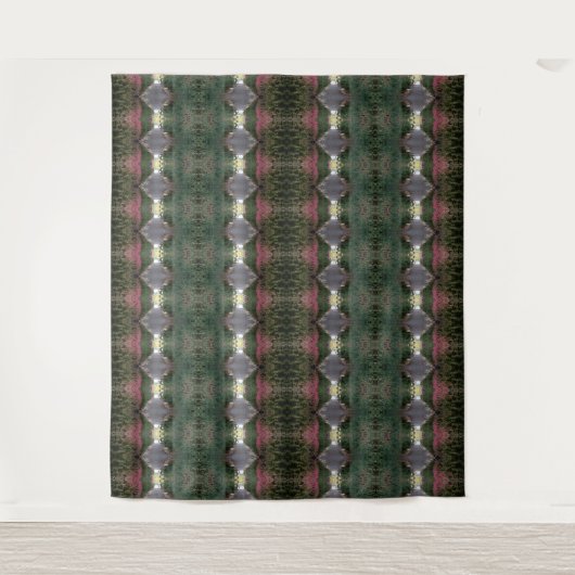 BC Herfst Trees Ikat 3 Wandkleed (Voorkant)