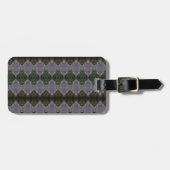 BC Herfst Trees Ikat 4 Bagagelabel (Voorkant horizontaal)