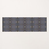 BC Herfst Trees Ikat 5 Yogamat (Achterkant (horizontaal))