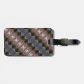 BC Herfst Trees Ikat 6 Bagagelabel (Achterkant horizontaal)