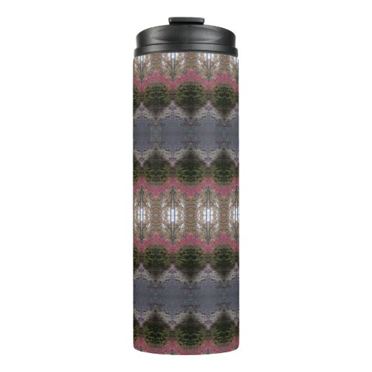BC Herfst Trees Ikat 6 Thermosbeker (Voorkant)
