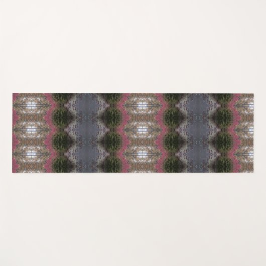 BC Herfst Trees Ikat 6 Yogamat (Voorkant (horizontaal))