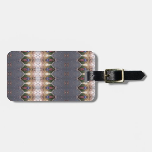 BC Herfst Trees Ikat 7 Bagagelabel (Voorkant horizontaal)