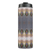 BC Herfst Trees Ikat 7 Thermosbeker (Voorkant)