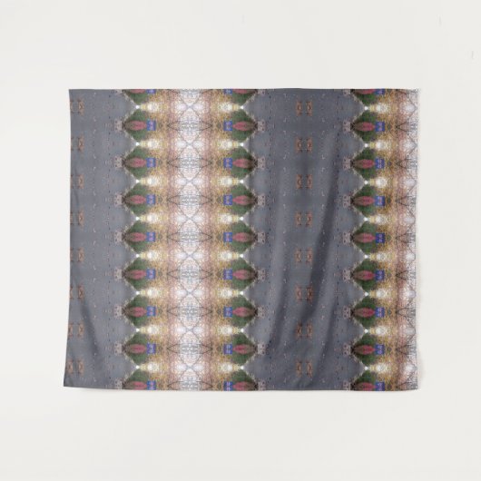 BC Herfst Trees Ikat 7 Wandkleed (Voorkant (horizontaal))