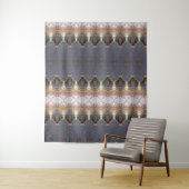 BC Herfst Trees Ikat 7 Wandkleed (In situ)