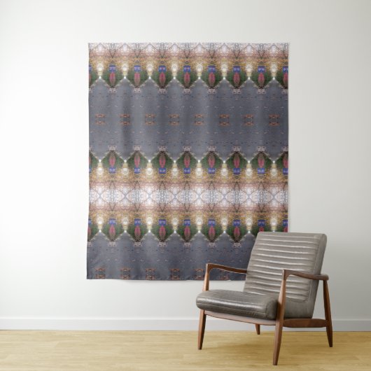 BC Herfst Trees Ikat 7 Wandkleed (In situ)