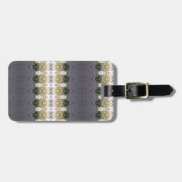 BC Herfst Trees Ikat 8 Bagagelabel