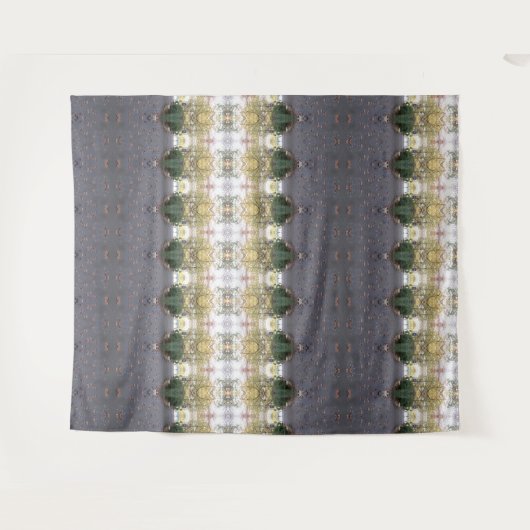 BC Herfst Trees Ikat 8 Wandkleed (Voorkant (horizontaal))