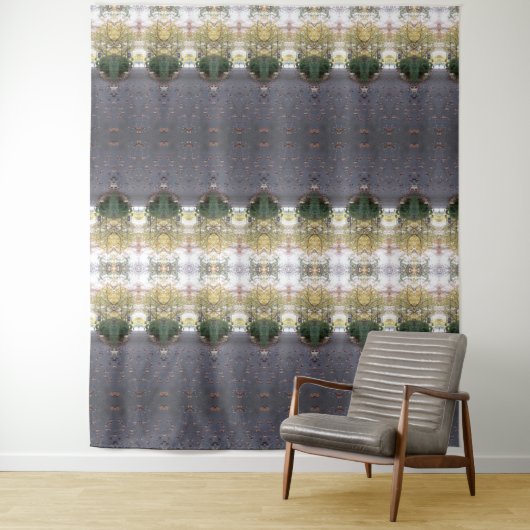 BC Herfst Trees Ikat 8 Wandkleed (In situ)