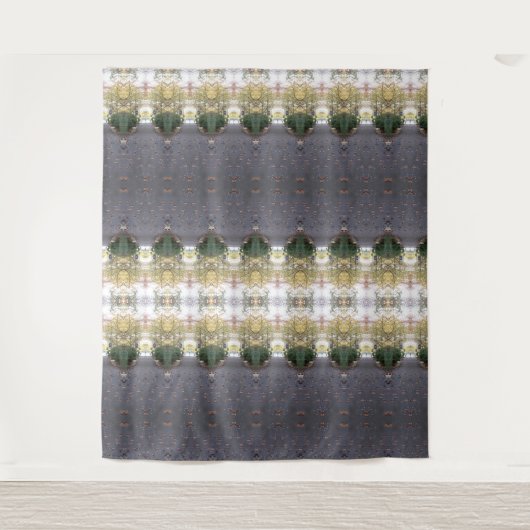 BC Herfst Trees Ikat 8 Wandkleed (Voorkant)