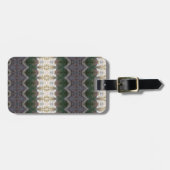 BC Herfst Trees Ikat 9 Bagagelabel (Voorkant horizontaal)