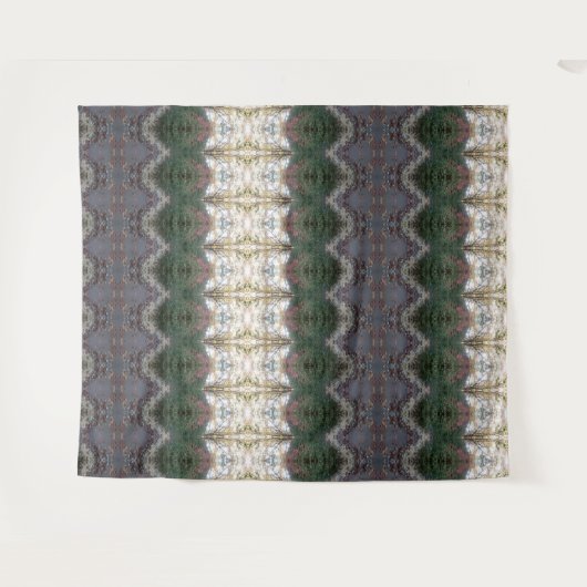 BC Herfst Trees Ikat 9 Wandkleed (Voorkant (horizontaal))