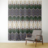 BC Herfst Trees Ikat 9 Wandkleed (In situ)