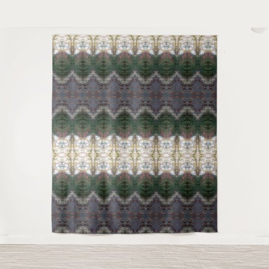 BC Herfst Trees Ikat 9 Wandkleed (Voorkant)