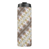 BC Herfst Trees Ikat angled Thermosbeker (Voorkant)