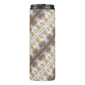 BC Herfst Trees Ikat angled Thermosbeker (Achterkant)