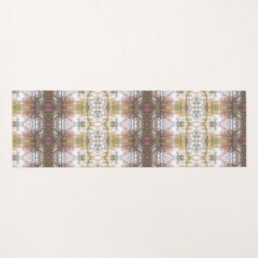 BC Herfst Trees Ikat Pouf Yogamat (Achterkant (horizontaal))