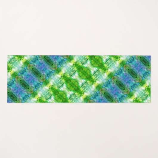 BC Herfst Trees x GL Ikat 2 Yogamat (Voorkant (horizontaal))