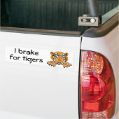 BC- Ik rem voor tijgers bumpersticker (Op Truck)
