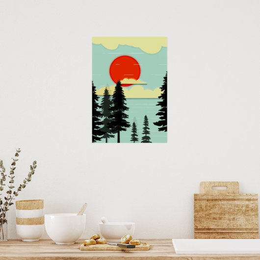 BC LANDSCHAP POSTER (Keuken)