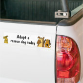 BC- Neem een noodhond-bumpersticker aan Bumpersticker (Op Truck)