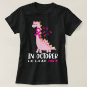 BC overlevende in oktober Draag we roze borstkanke T-shirt (Design voorkant)