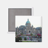 BC Parlementsgebouwen/Victoria BC Canada Magneet (Voorkant / Achterkant)