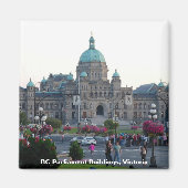 BC Parlementsgebouwen/Victoria BC Canada Magneet (Voorkant)