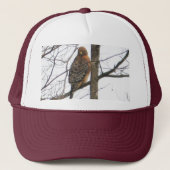 BC-Pet met rode schouderklopjes Trucker Pet (Voorkant)