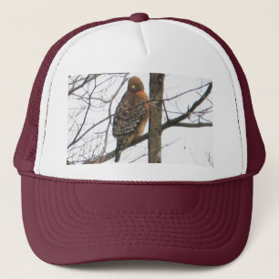 BC-Pet met rode schouderklopjes Trucker Pet