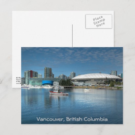 BC Place Stadium Briefkaart (Voorkant / Achterkant)