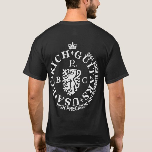 BC Rich Gitaren T-shirt (Achterkant)