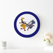 BC- saxofone- en Trumpet-danswandklok Grote Klok (Huis)