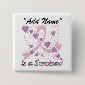  BC Survivor Square Button (Voorkant)