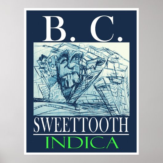 BC SWEETTOOTH INDICA POSTER (Voorkant)