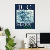 BC SWEETTOOTH INDICA POSTER (Thuiskantoor)