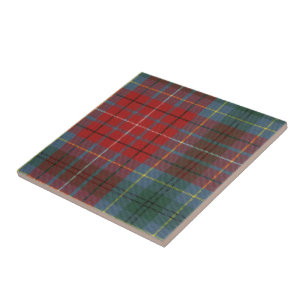BC Tartan Afdrukken op keramische tapijten Tegeltje