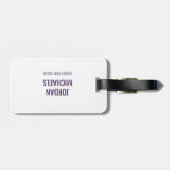 BC Tijger Bagagelabel (Achterkant horizontaal)