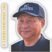 BC VEERBOOTDIENST STICKER (Voorkant)