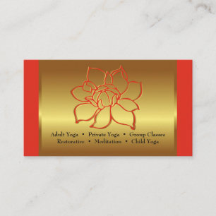 BC voor Yoga Instructeur of beauty studio Visitekaartje